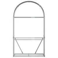 Portaceppi Marrone 120x45x210 cm in Acciaio Zincato