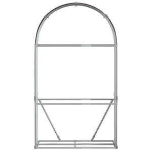 Portaceppi Marrone 120x45x210 cm in Acciaio Zincato