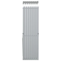 Portalegna Silver 40 x 45 x 170 cm acciaio zincato Silver 02_0043796