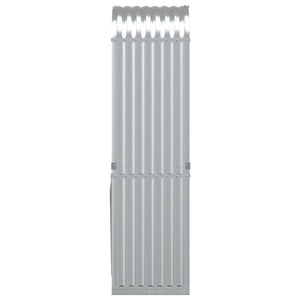 Portalegna Silver 40 x 45 x 170 cm acciaio zincato Silver 02_0043796