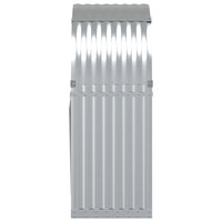 Portalegna Silver 80 x 45 x 120 cm acciaio zincato Silver 02_0043797