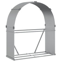 Portalegna Silver 120 x 45 x 140 cm acciaio zincato Silver 02_0043790