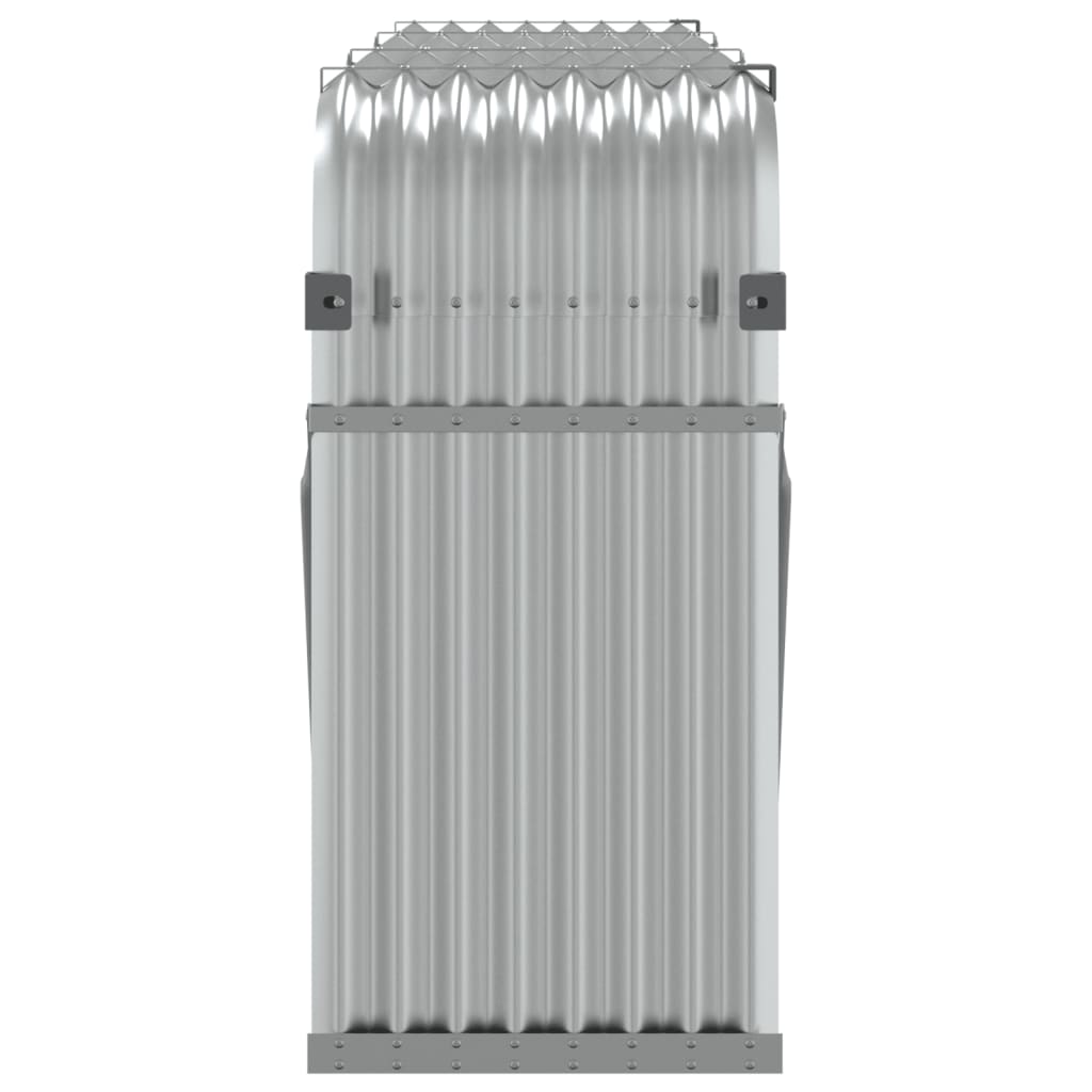 Portalegna Silver 234 x 45 x 100 cm acciaio zincato Silver 02_0043793