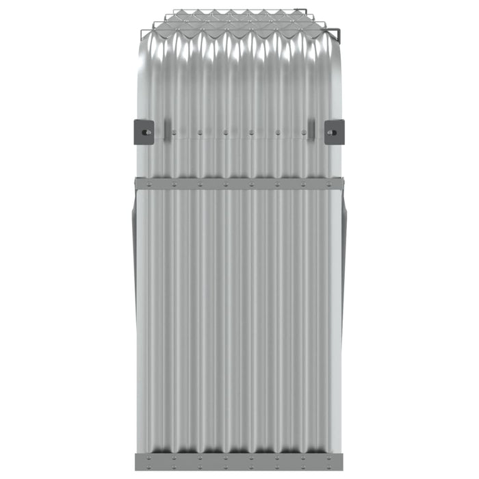 Portalegna Silver 234 x 45 x 100 cm acciaio zincato Silver 02_0043793