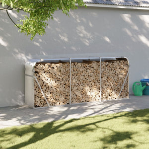 Portaceppi Argento 234x45x100 cm in Acciaio Zincato 364595