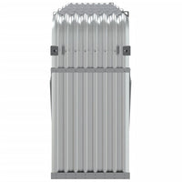 Portalegna Silver 300 x 45 x 100 cm acciaio zincato Silver 02_0043794