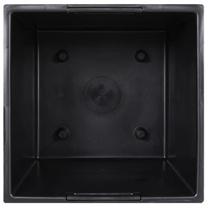 Fioriera con Interno Rimovibile Bianca 11 / 26,5 L in PP Rattan 364674