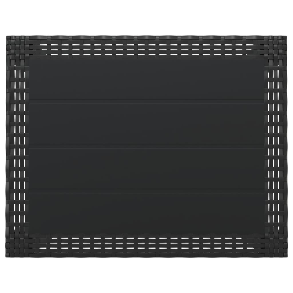 Tavolo da Giardino Antracite 59x47x40 cm in PP 364727