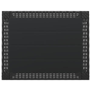 Tavolo da Giardino Antracite 59x47x40 cm in PP 364727