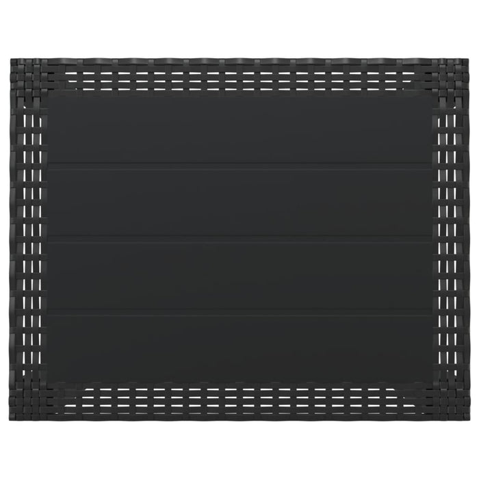 Tavolo da Giardino Antracite 59x47x40 cm in PP 364727