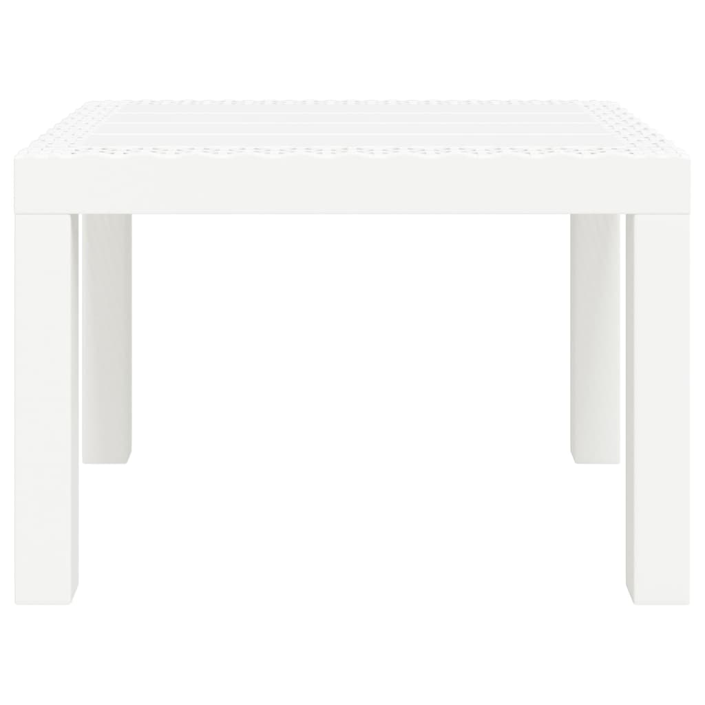 Tavolo da Giardino Bianco 59x47x40 cm in PPcod mxl 94697