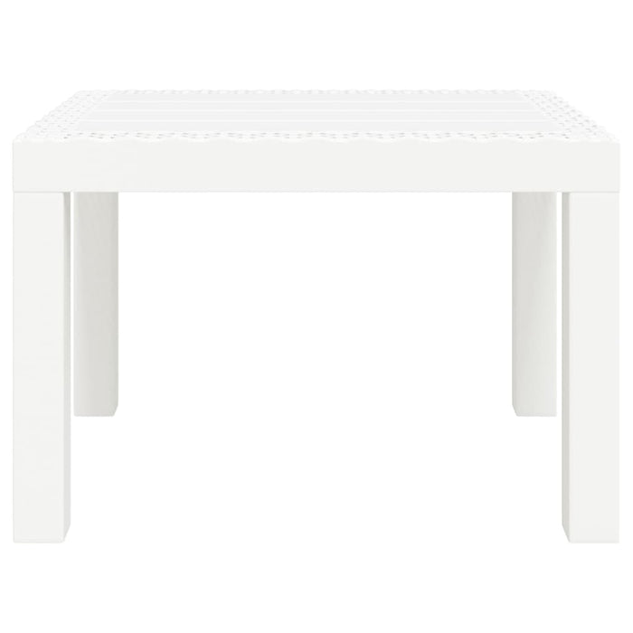 Tavolo da Giardino Bianco 59x47x40 cm in PPcod mxl 94697