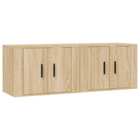 Mobili Porta TV a Parete 2 pz Rovere Sonoma 57x34,5x40 cm 3188337