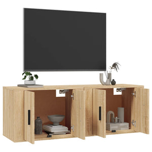 Mobili Porta TV a Parete 2 pz Rovere Sonoma 57x34,5x40 cm 3188337