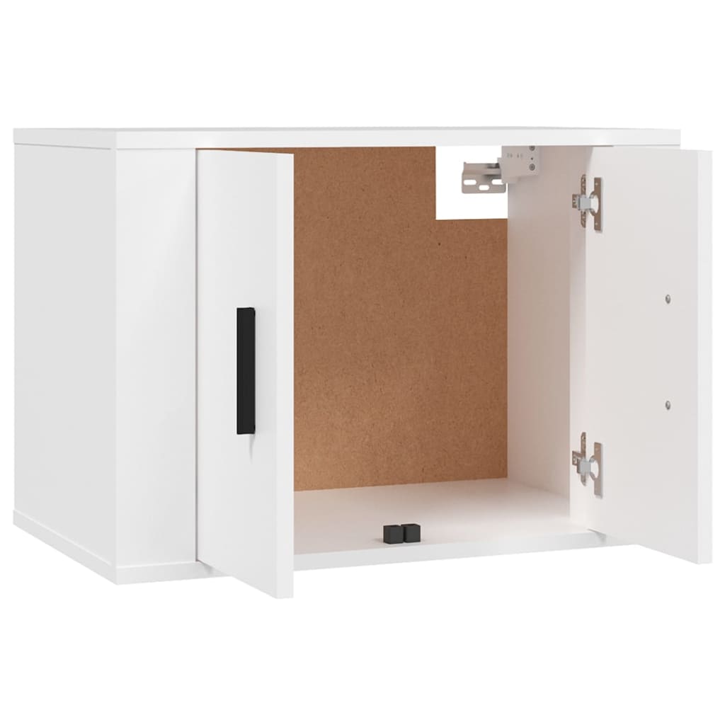 Mobili Porta TV a Parete 3 pz Bianco 57x34,5x40 cm 3188342