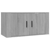 Set Mobili Porta TV 3 pz Grigio Sonoma in Legno Multistrato 3188404