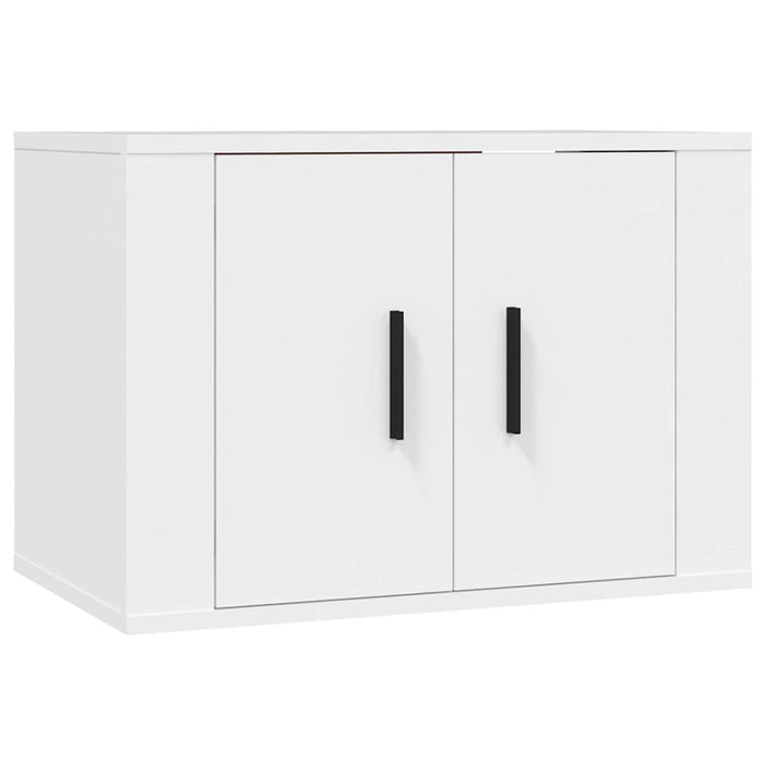 Set Mobili Porta TV 3 pz Bianco in Legno Multistrato 3188494