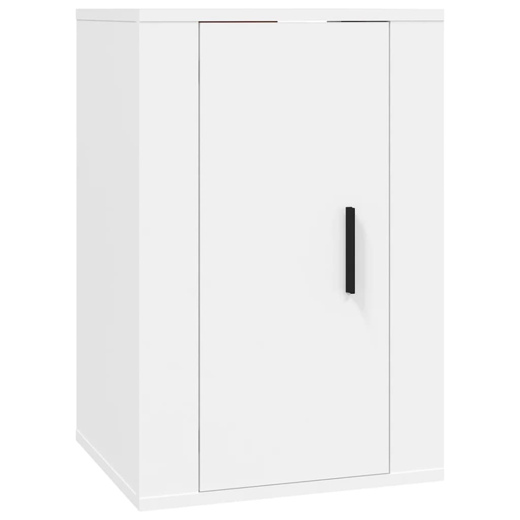Set Mobili Porta TV 3 pz Bianco in Legno Multistrato 3188494