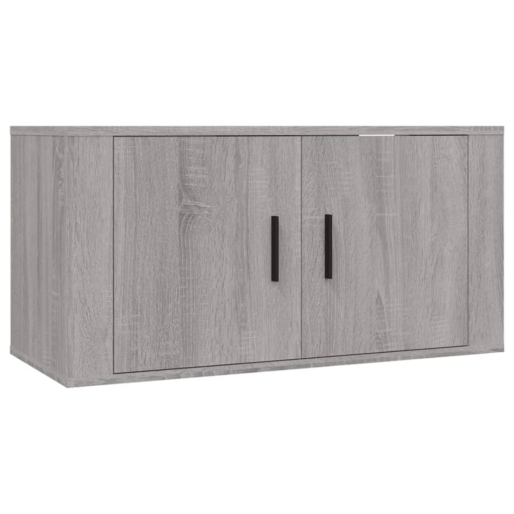 Set Mobili Porta TV 3 pz Grigio Sonoma in Legno Multistrato 3188508