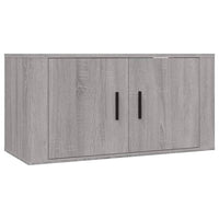 Set Mobili Porta TV 3 pz Grigio Sonoma in Legno Multistrato 3188508