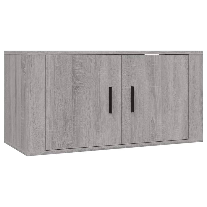 Set Mobili Porta TV 3 pz Grigio Sonoma in Legno Multistrato 3188508