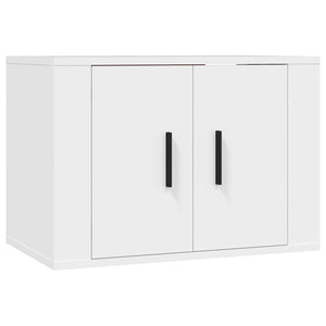 Set Mobili Porta TV 3 pz Bianco in Legno Multistrato