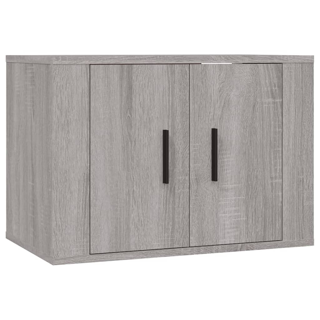 Set Mobili Porta TV 3 pz Grigio Sonoma in Legno Multistrato 3188524