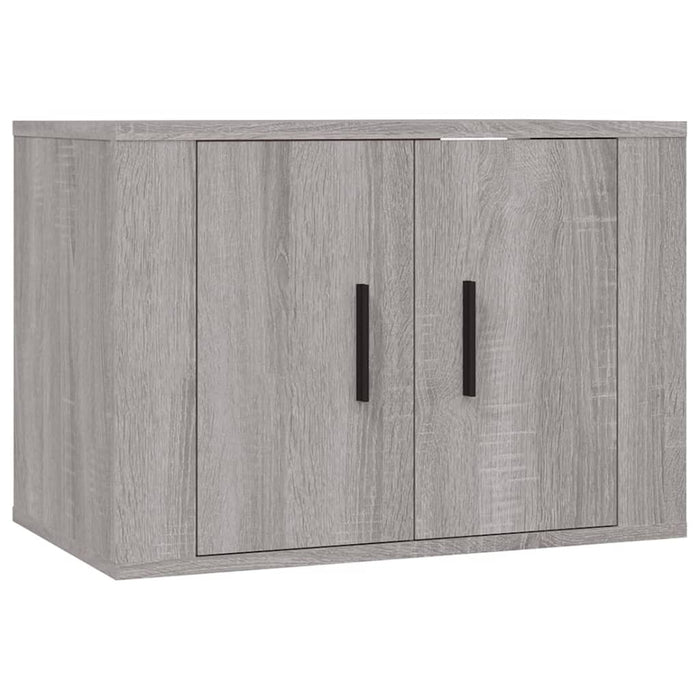 Set Mobili Porta TV 3 pz Grigio Sonoma in Legno Multistrato 3188524