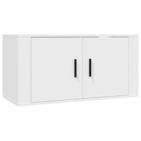 Set Mobili Porta TV 3 pz Bianco in Legno Multistrato