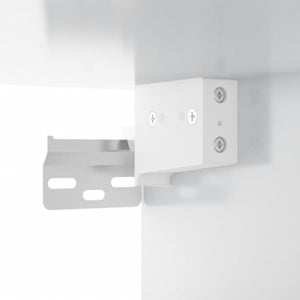 Set Mobili Porta TV 3 pz Bianco Lucido in Legno Multistrato 3188536