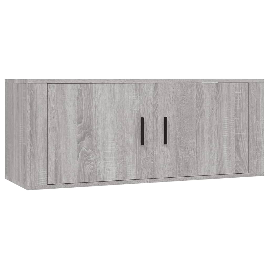 Set Mobili Porta TV 3 pz Grigio Sonoma in Legno Multistrato 3188540