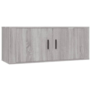 Set Mobili Porta TV 3 pz Grigio Sonoma in Legno Multistrato 3188540