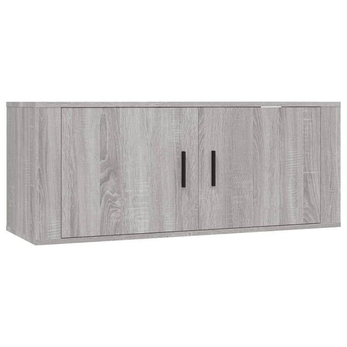 Set Mobili Porta TV 3 pz Grigio Sonoma in Legno Multistrato 3188540