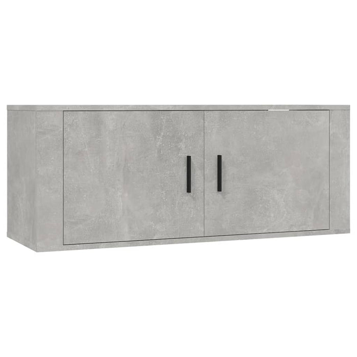 Set di Mobili Porta TV 6 pz Grigio Cemento in Legno Multistrato 3188658