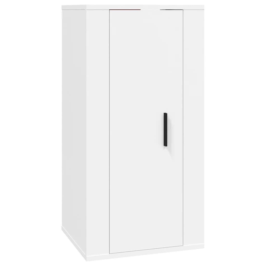 Set di Mobili Porta TV 5 pz Bianco in Legno Multistrato 3188678