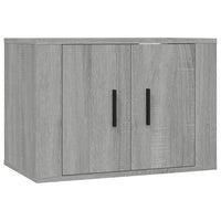 Set Mobili Porta TV 2 pz Grigio Sonoma in Legno Multistrato 3188724
