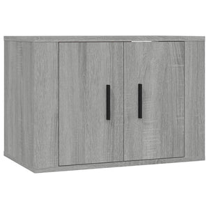 Set Mobili Porta TV 2 pz Grigio Sonoma in Legno Multistrato 3188724