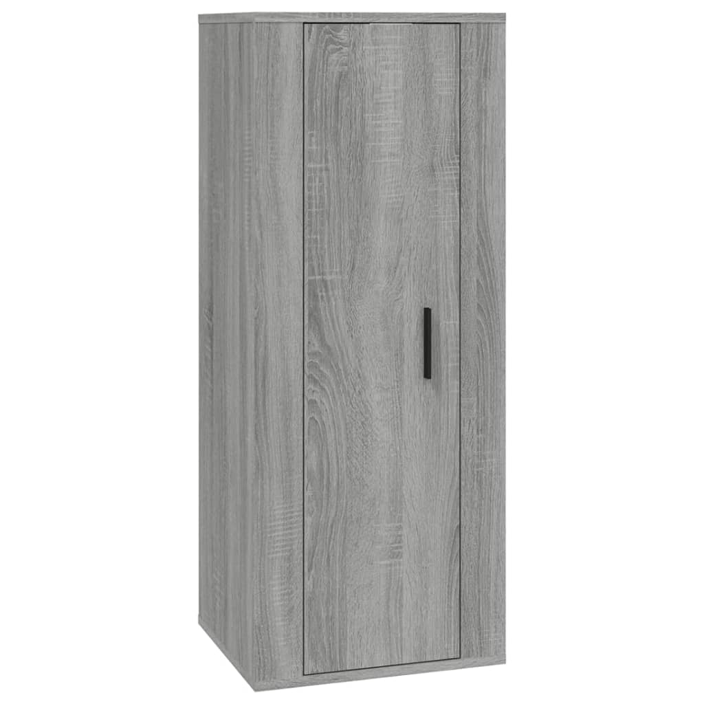 Set Mobili Porta TV 2 pz Grigio Sonoma in Legno Multistrato 3188724
