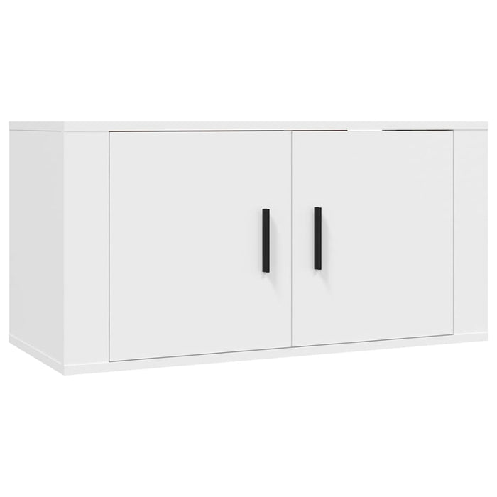 Set Mobili Porta TV 3 pz Bianco in Legno Multistrato 3188750
