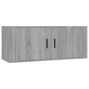 Set Mobili Porta TV 3 pz Grigio Sonoma in Legno Multistrato 3188764