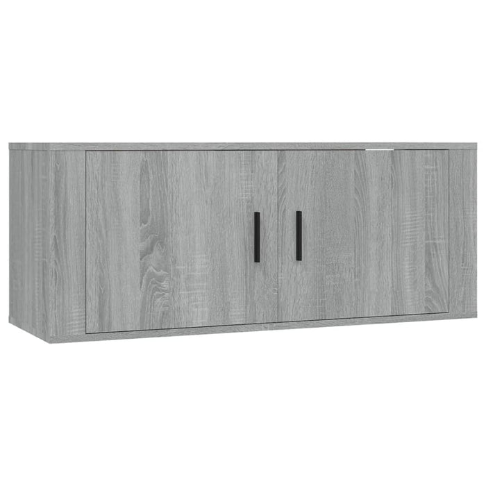 Set Mobili Porta TV 3 pz Grigio Sonoma in Legno Multistrato 3188764