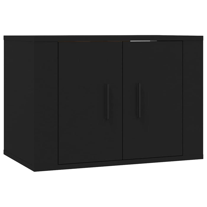Set di Mobili Porta TV 5 pz Nero in Legno Multistrato 3188783