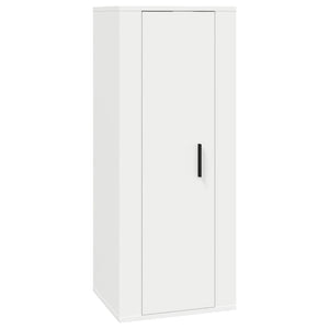 Set Mobili Porta TV 8pz Bianco in Legno Multistrato 3188854
