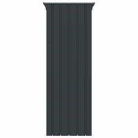 Gabbia per Uccelli Antracite 115x78x200 cm in Acciaio Zincato 172342