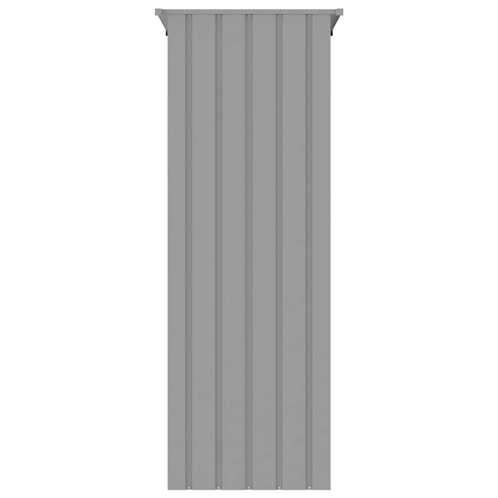 Gabbia per Uccelli Grigia 115x78x200 cm in Acciaio Zincato 172343