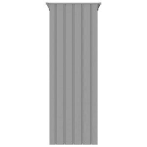 Gabbia per Uccelli Grigia 115x78x200 cm in Acciaio Zincato 172343