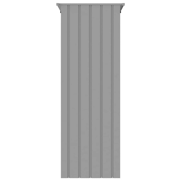 Gabbia per Uccelli Grigia 115x78x200 cm in Acciaio Zincato 172343