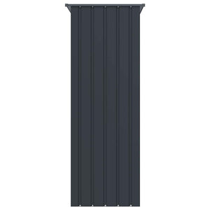 Gabbia per Uccelli Antracite 215x78x200 cm in Acciaio Zincato 172344