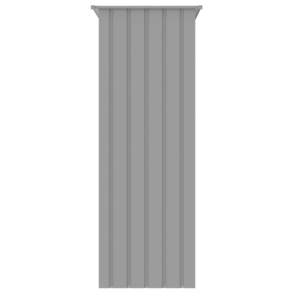 Gabbia per Uccelli Grigia 215x78x200 cm in Acciaio Zincato 172345