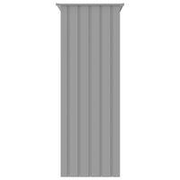 Gabbia per Uccelli Grigia 215x78x200 cm in Acciaio Zincato 172345